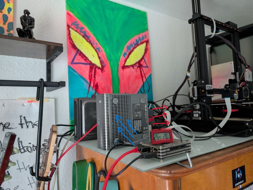 Two NVIDIA DGX Spark (GB10) units configured as a dual-node cluster for sovereign AI inference